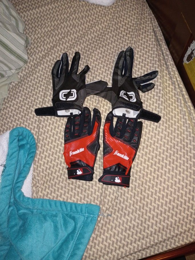 Franklin Baseball Gloves- Also Cutters Football Wide receiver Gloves 