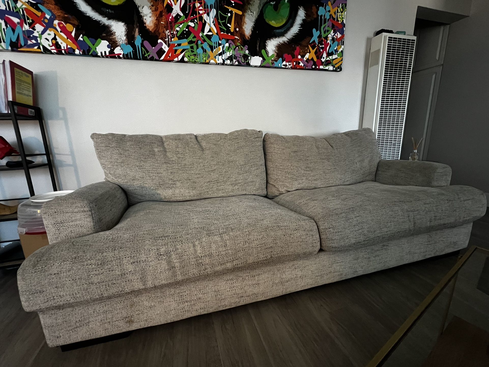 Grey Couch Pick Up Only