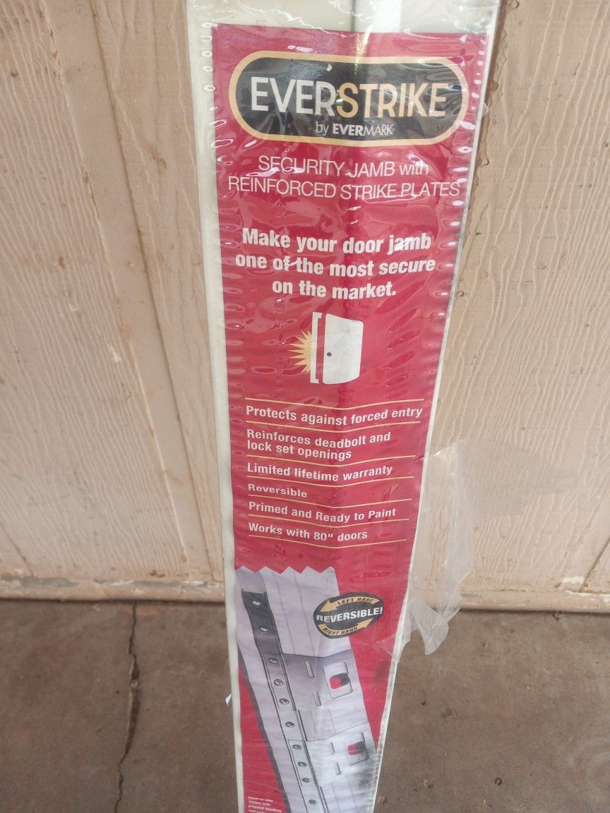 Security Jamb With Reinforced Stikeplate $30