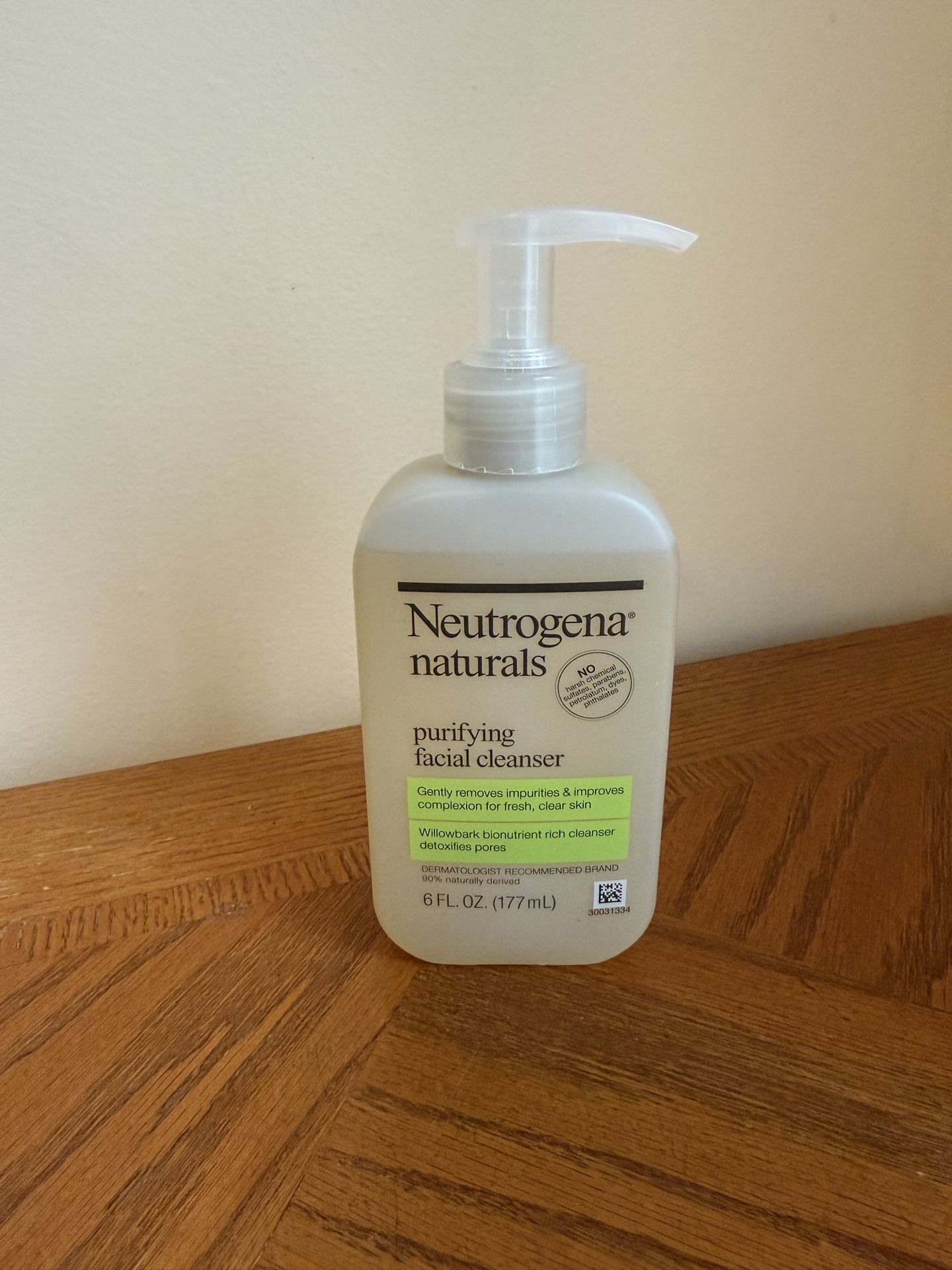 Neutrogena naturals purifying facial cleanser 6 oz