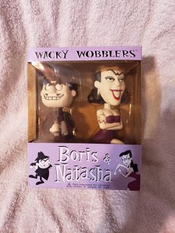 Boris And Natasha Funko Wacky Wobblers