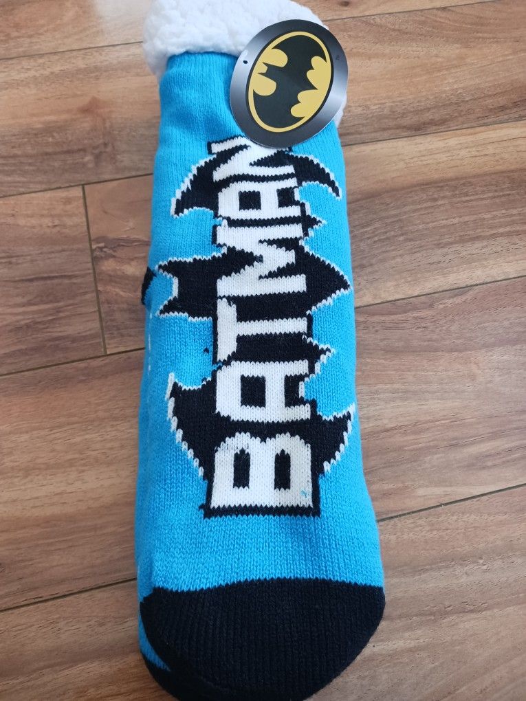 Batman Slipper Socks Non Slip
Sherpa Lined Unisex