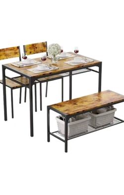 ❤️‍🔥 4-Piece Dining Table Set