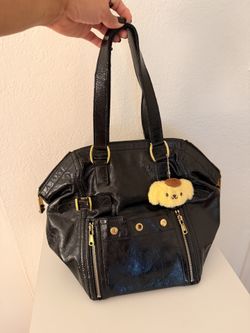 Vintage Saint Laurent Black Patent Leather 