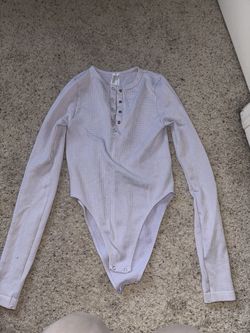 Forever 21 size medium long sleeve button up body suit