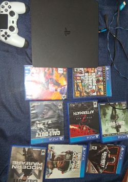 PS4 SLIM W GAMES!!