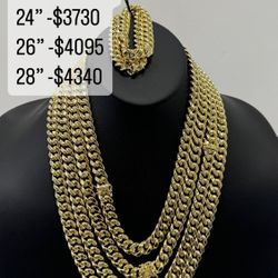 10K Real Gold 11.5mm Miami Cuban Chain