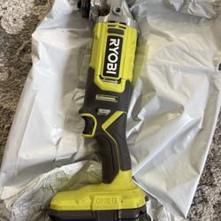 Ryobi ONE+ 18V Cordless 4-1/2 in. Angle Grinder With Ryobi 4.0Ah Battery