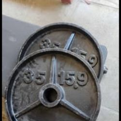 35 Pound Pair Of Weights 
