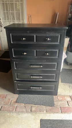 Black dresser