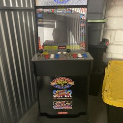 Arcade1Up Street Fighter II Champion Edition Arcade With Riser 🔥