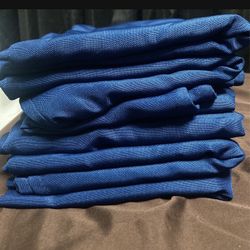 6 Cortinas Azulmarino