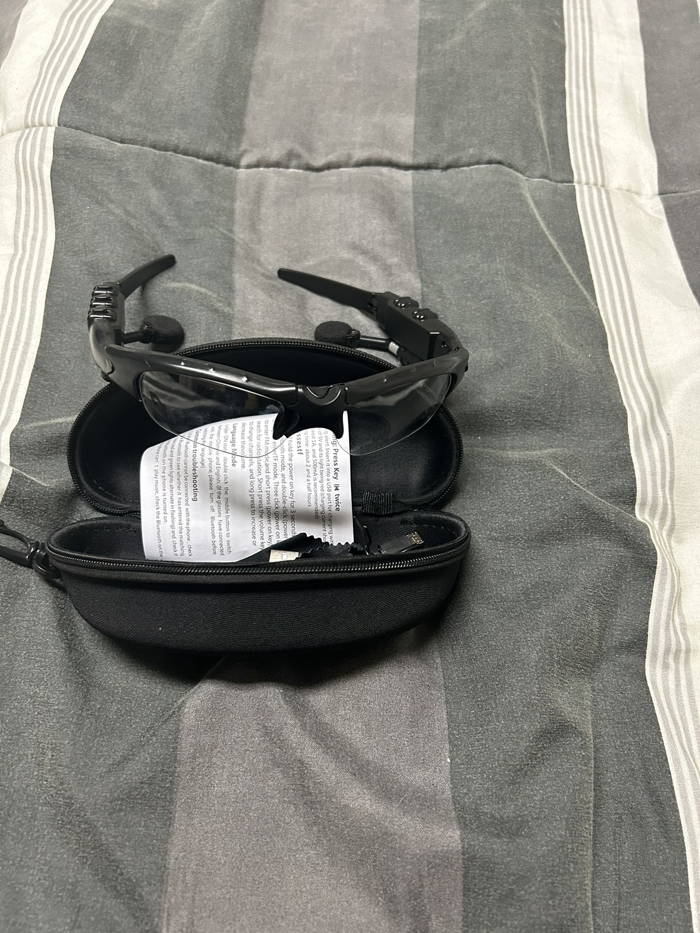 Smart Glasses with Bluetooth 5.0 Wireless Stereo Headphones