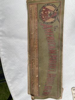 Antique American Model Builder Outfit #1