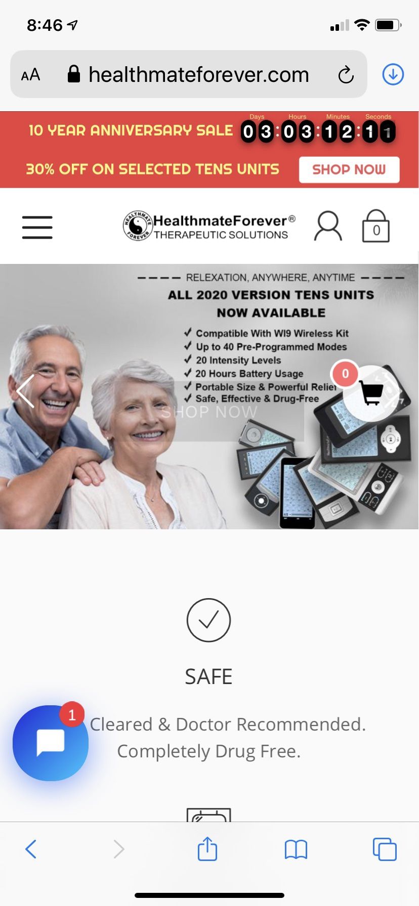 Health O Meter complete system with foot pads