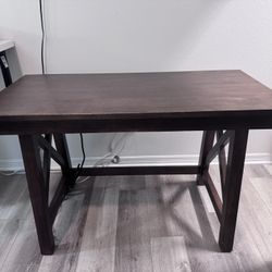 Rustic Desk With Modern Features