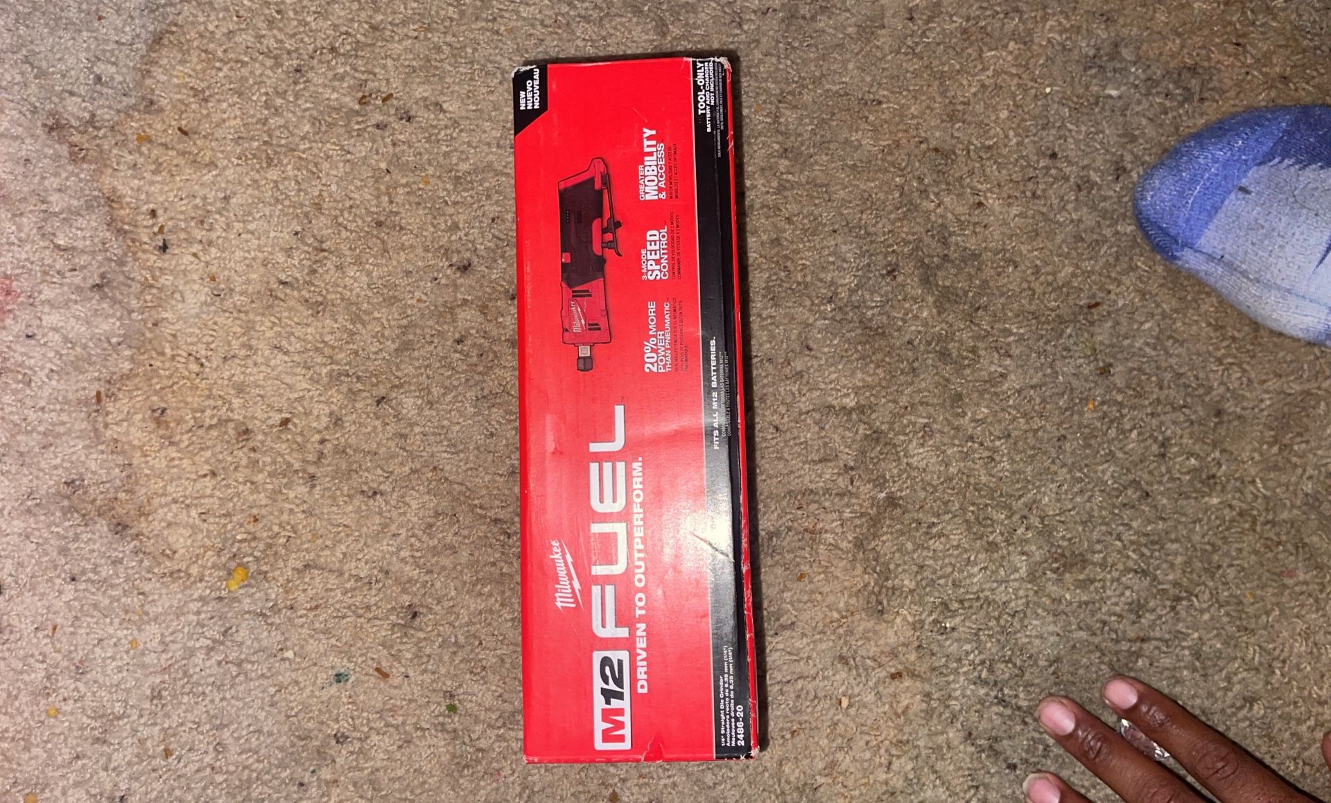 M12 Fuel 1/4 Straight Die Grinder