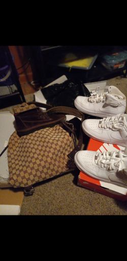 Size 12 Af1s Ready To Get The Authentic Gucci Materials On Them