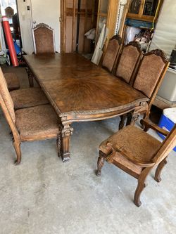 Solid Wood Dining Room Table
