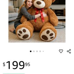 Giant Teddy Bear 6' To 7' Foot Bear 🐻