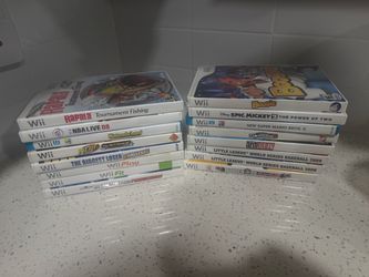 Lot of 17 Nintendo Wii / Wii U Games