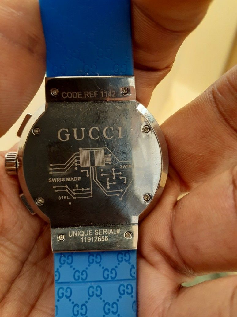 Watch Code Gucci Code Ref 1142 Unique Serial 11912656 Gucci Watch