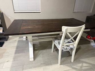 Table with bench seat