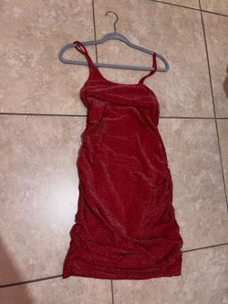 SHEIN women’s small dress red sparkly