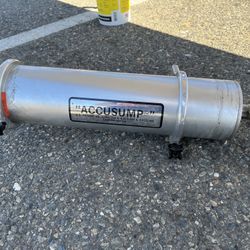 Accusump Oil Tank