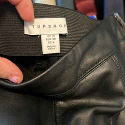 Top Shop Leather Pants