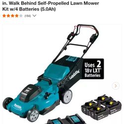 NEW MAKITA CORDLESS MOWER