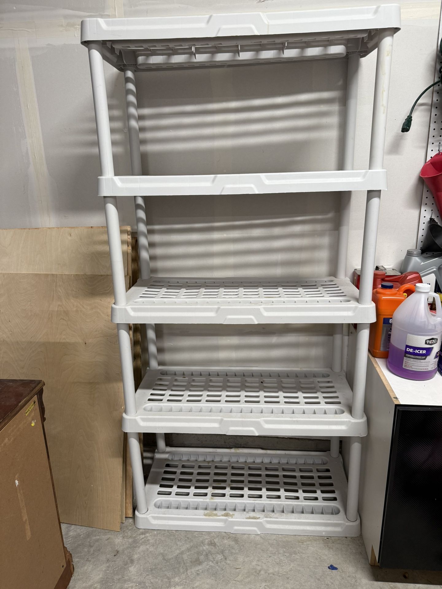 Plastic Storage Shelves