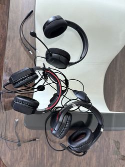 3 Gaming Headsets (open To Selling Just One)