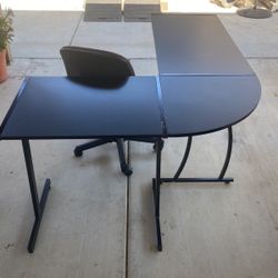 Corner Desk Black 