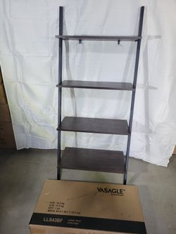 Ladder Shelf In Brown Color 