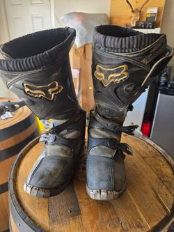 Used dirtbike boots 12