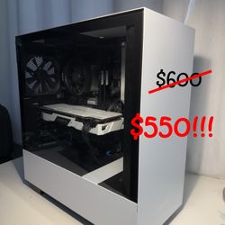 CLEAN GAMING PC - 1TB SSD, 2060 Super, Ryzen 5 3600X