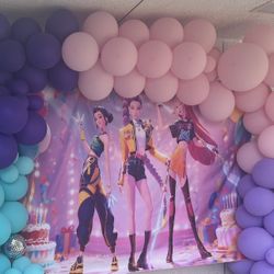 K-Pop Demon Hunters Backdrop 7x5 