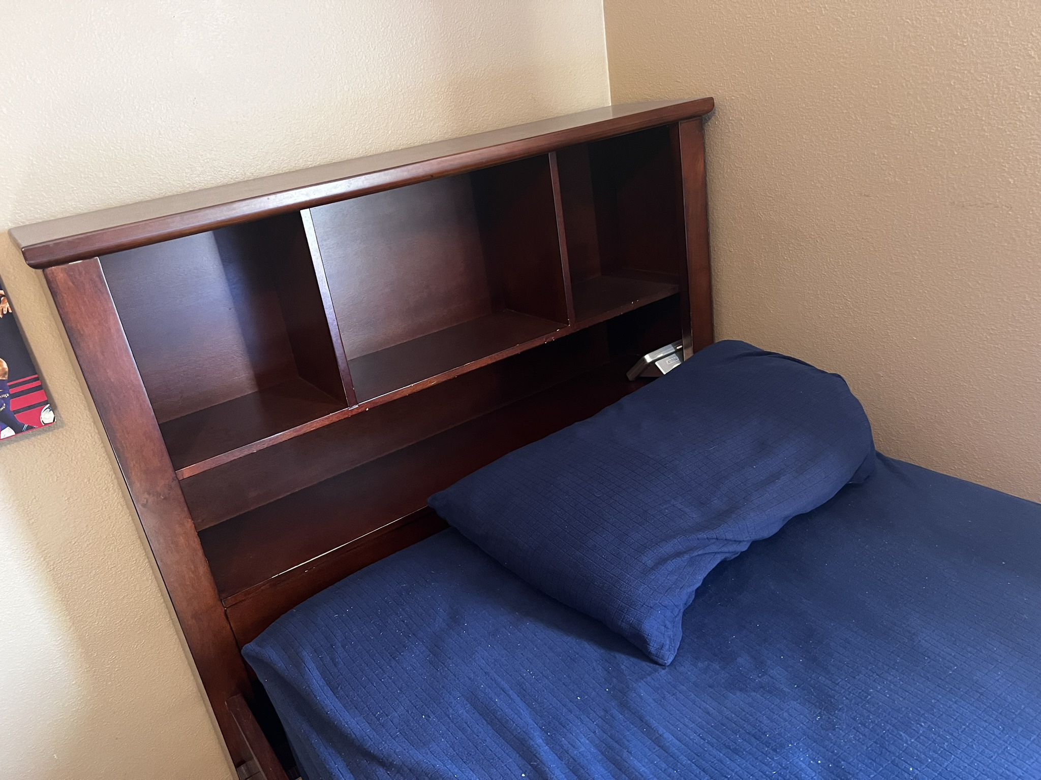 Twin Wood Bed Frame With Storage/drawers