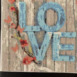 HANDMADE INSPIRATIONAL COMPLETED DIAMOND ART