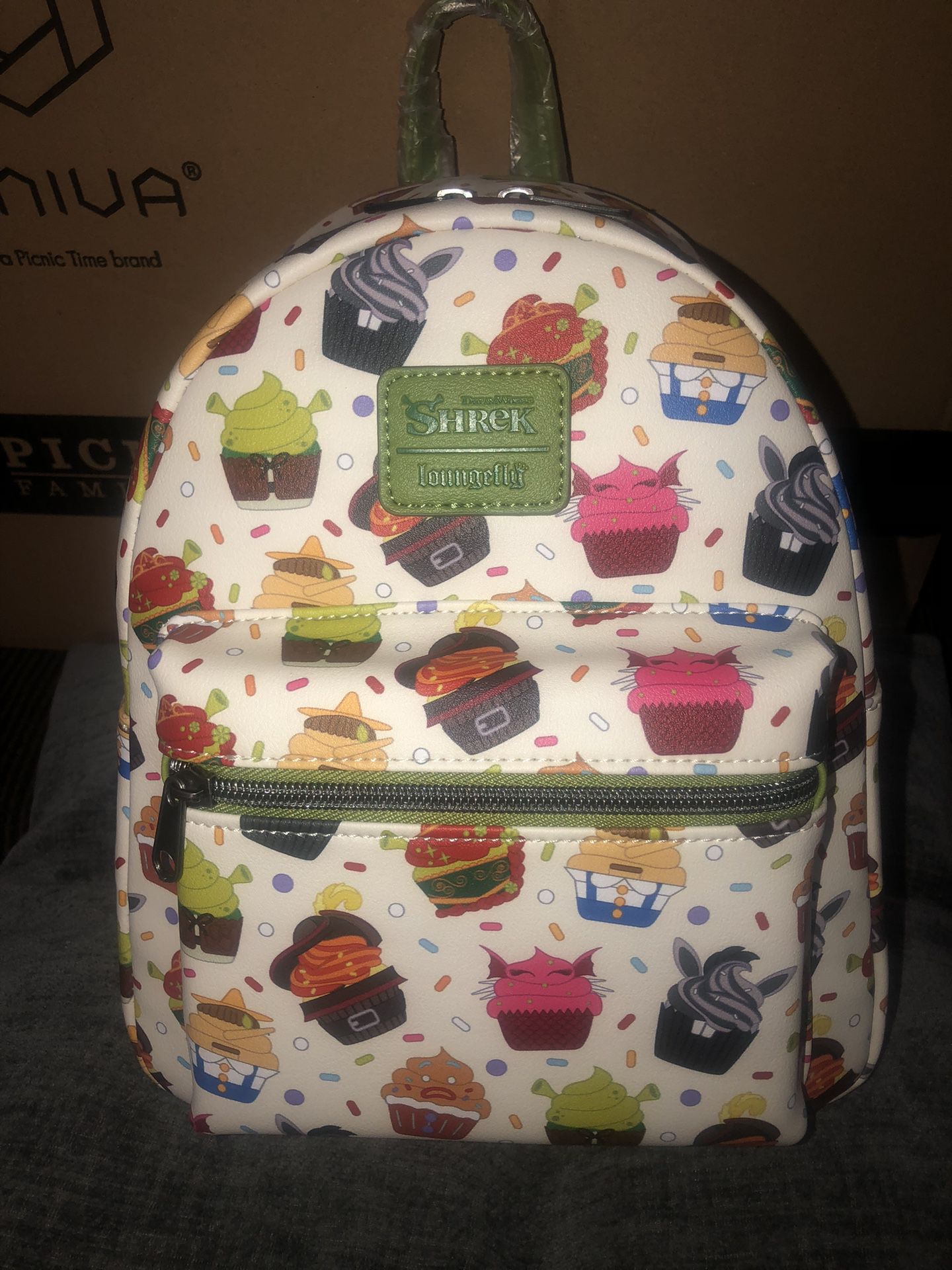 Shrek Cupcake Character Loungefly Bag