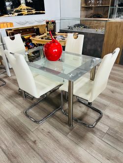 Juego de comedor mesa 27” x 47” pulgadas