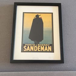 Framed Art Sandeman Port & Sherry