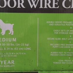 dog crate new for large or small dogs collapsible