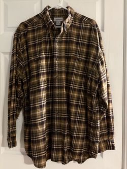 Carhartt Flannel Plaid Button-Up Shirt XL