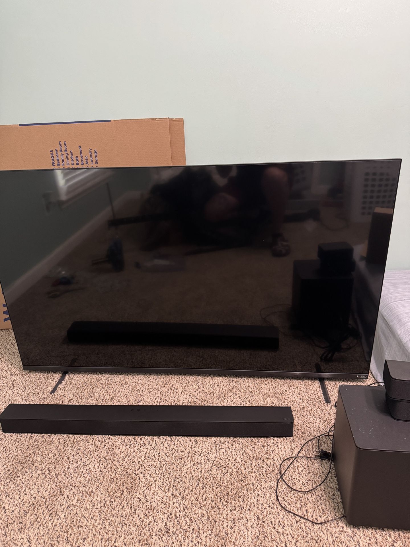 58 Inch Vizio Smart Tv And Sound System 