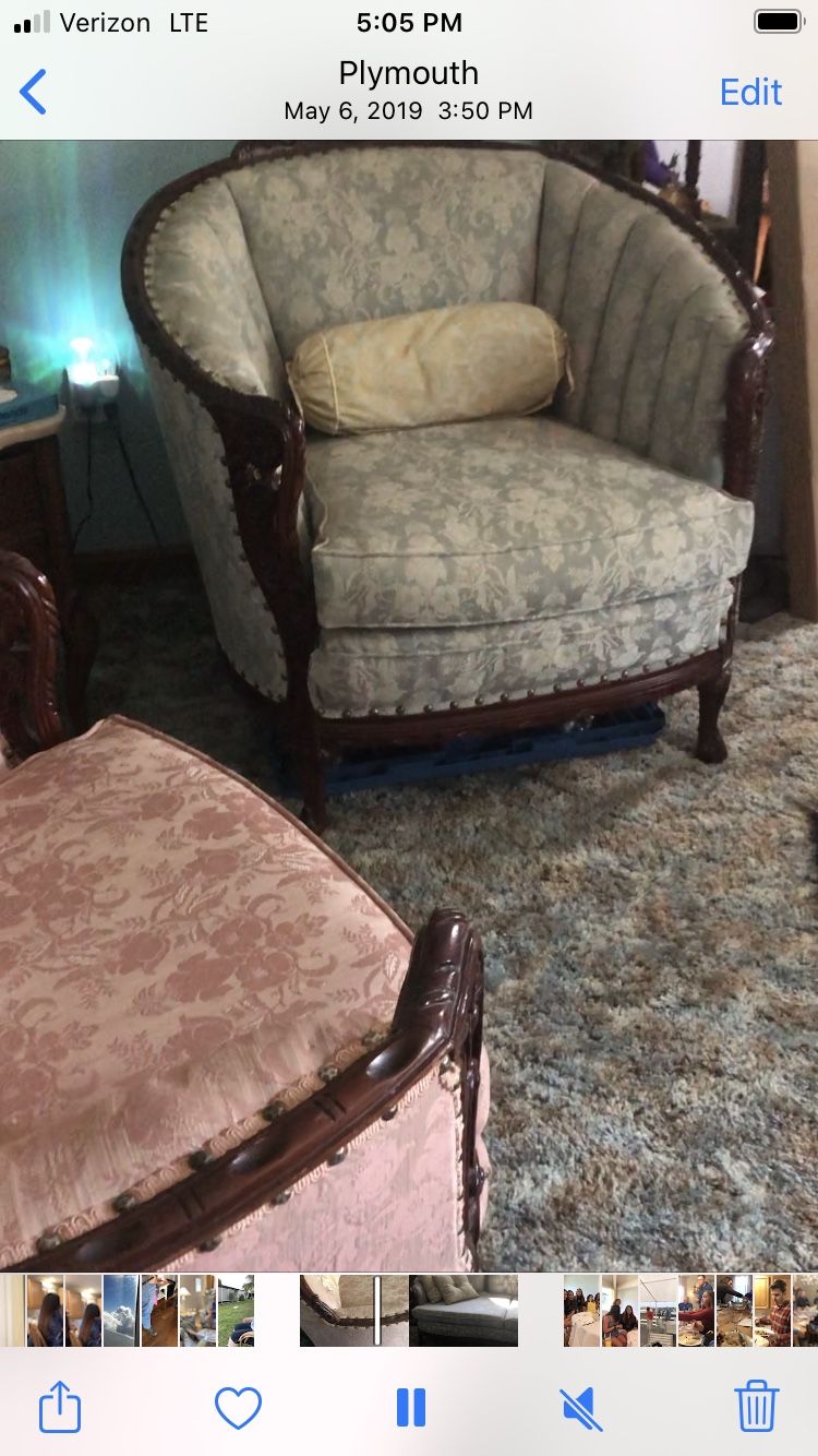 Victorian living room set