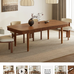 Hernest Oak Dining Table