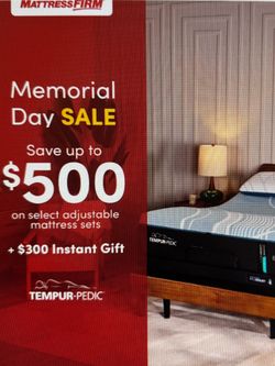 Mattress Firm Memorial Day Sale