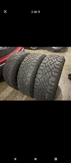 set 3 tires 70% 265/70R17 GOOD YEAR WRANGLER